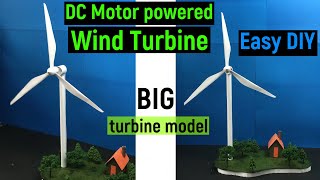 wind turbine - dc motor wind turbine - wind mill project - wind turbine model making - diyas funplay