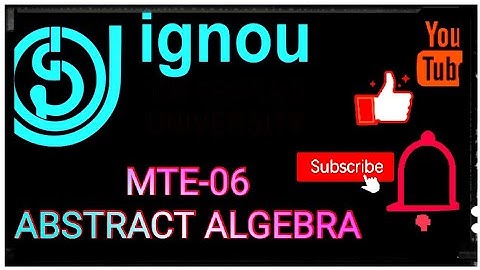 Abstract Algebra Unit 1