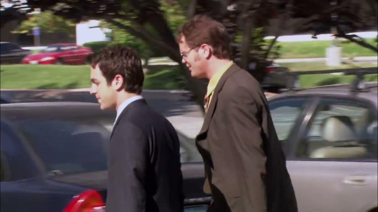 Ryan & Dwight throws eggs The Office S3 E5 shorts theoffice YouTube