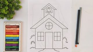 Color Home with Bell Coloring Pages, Painting | Fun Art Learning Colors Video for Kids, Toddler