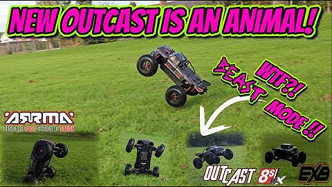 WE BASH THE WORLDS BEST RC BASHER ARRMA OUTCAST 8S BLX EXB RTR