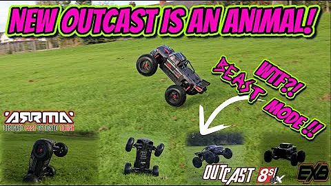 WE BASH THE WORLDS BEST RC BASHER ARRMA OUTCAST 8S BLX EXB RTR
