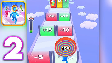 Layer Man 3D: Run & Collect - Walkthrough Gameplay Part 2 - Levels 16-26 (iOS, Android)