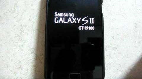 Samsung Galaxy S II Shutdown and Startup Animation on ICS