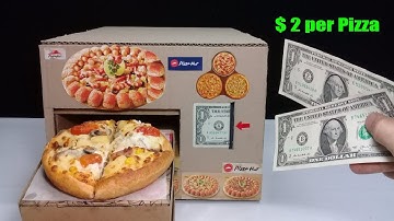 Amazing $ 2 per Pizza - How to make Pizza Vending Machine for 2 sheets of $ 1