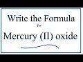 Mercury and Oxygen Compounds