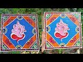 Bal Ganesha Lippan art/ Unique wall hanging with Lippan art