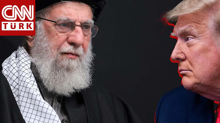 Trump'tan Hamaney'e: HAYATINI BEN KURTARDIM! | CANLI HABER