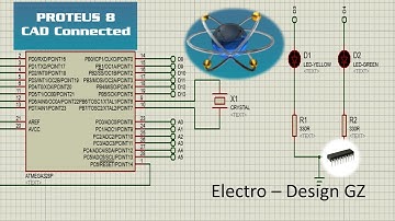 SECUENCIA DE LEDS - ON OFF con CÓDIGO ARDUINO | Proteus 8 Esquema electrónico
