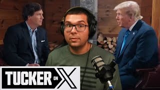 FULL Trump / Tucker Carlson TWITTER "X" interview from the Livestream