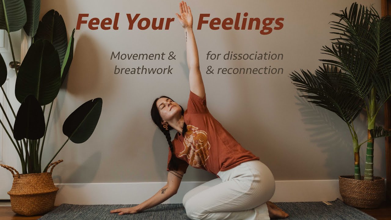 30 Minute Yoga For Emotions | Trauma Informed Yoga - YouTube