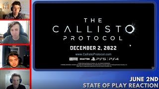 THE CALLISTO PROTOCOL TRAILER REACTION - JUNE PLAYSTATION STATE OF PLAY