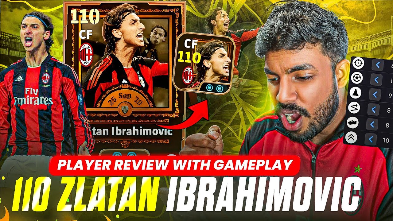 110 RATED ZLATAN IBRAHIMOVIC REVIEW 🤯🔥 || അവൻറെ അടി ഒരു ഒന്നൊന്നര അടിയാ ☠️💥.