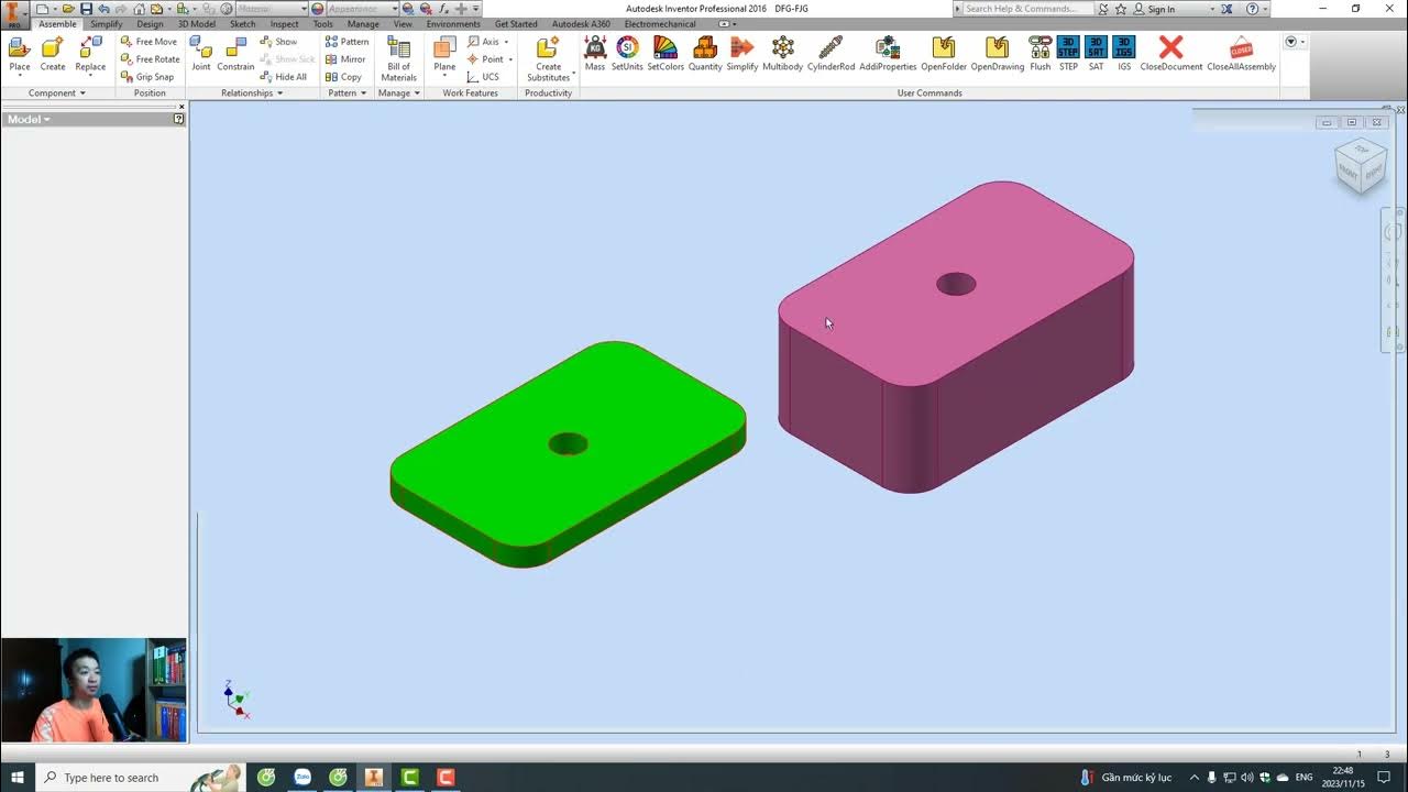 Cách Chuyển File Inventor thành File Step Export Inventor File to