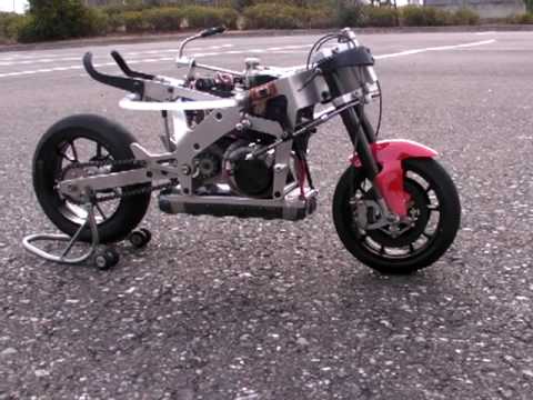 Chassis Of 1 5 Rc Bike Koba Spl 3 自作ラジコンバイク Youtube