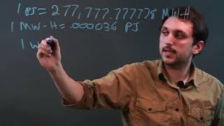 How to Convert Petajoules to Megawatts
