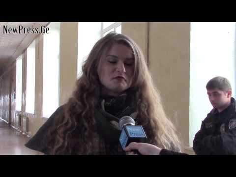 წერეთლის უნივერსიტეტის სტუდენტები რექტორის არჩევნებზე