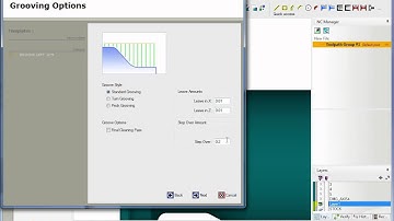 OneCNCXR5 Features Video 35 Lathe Groove Finish
