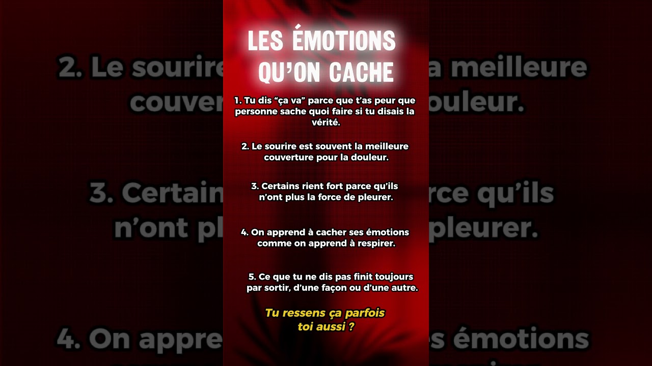 La vérité derrière le “ça va”