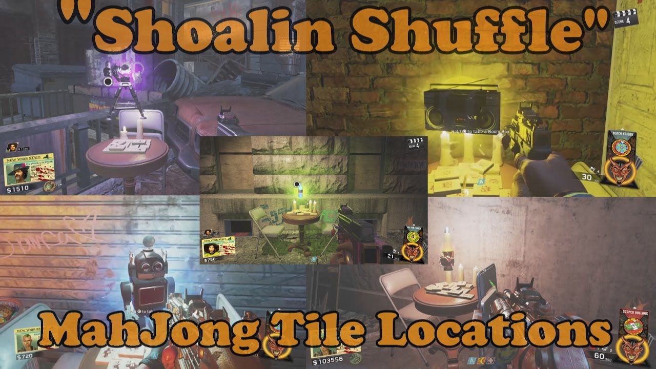 "Shaolin Shuffle"-MahJong Tile Locations "Some Assemble Required" Trophy