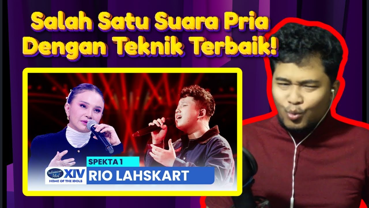 RIO LASKART - TEGANYA KAU (Lyodra) SPEKTA 1 - INDONESIAN IDOL 2026 [REACTION]