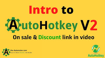 🆕 Course: Intro to AutoHotkey in v2 | Save big💲