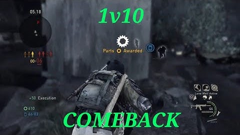 1v10 Downtown Specter Comeback - The Last Of Us Factions
