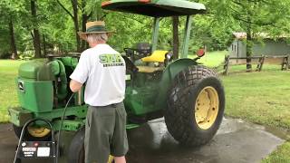 John Deere water pump repair