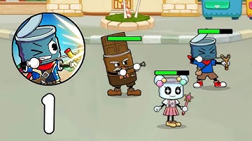 Canned Heroes: Idle RPG - ‏‏Gameplay walkthrough Part 1 (iOS, Android)