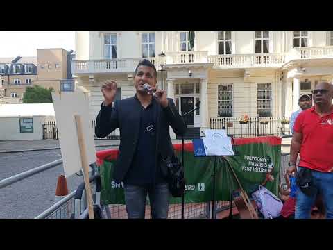 Protest at Pakistan High Commission  09 Sep 2023 mp4
