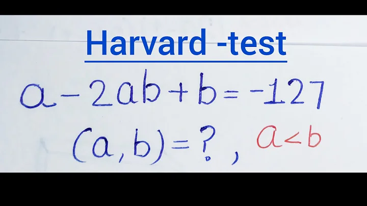 A wonderful Algebra Problem | Can you solve this problem? | Harvard University Interview Tricks|