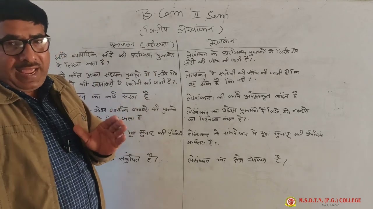 BCOM 2ND SEM | VITTEEYA LEKHANKAN