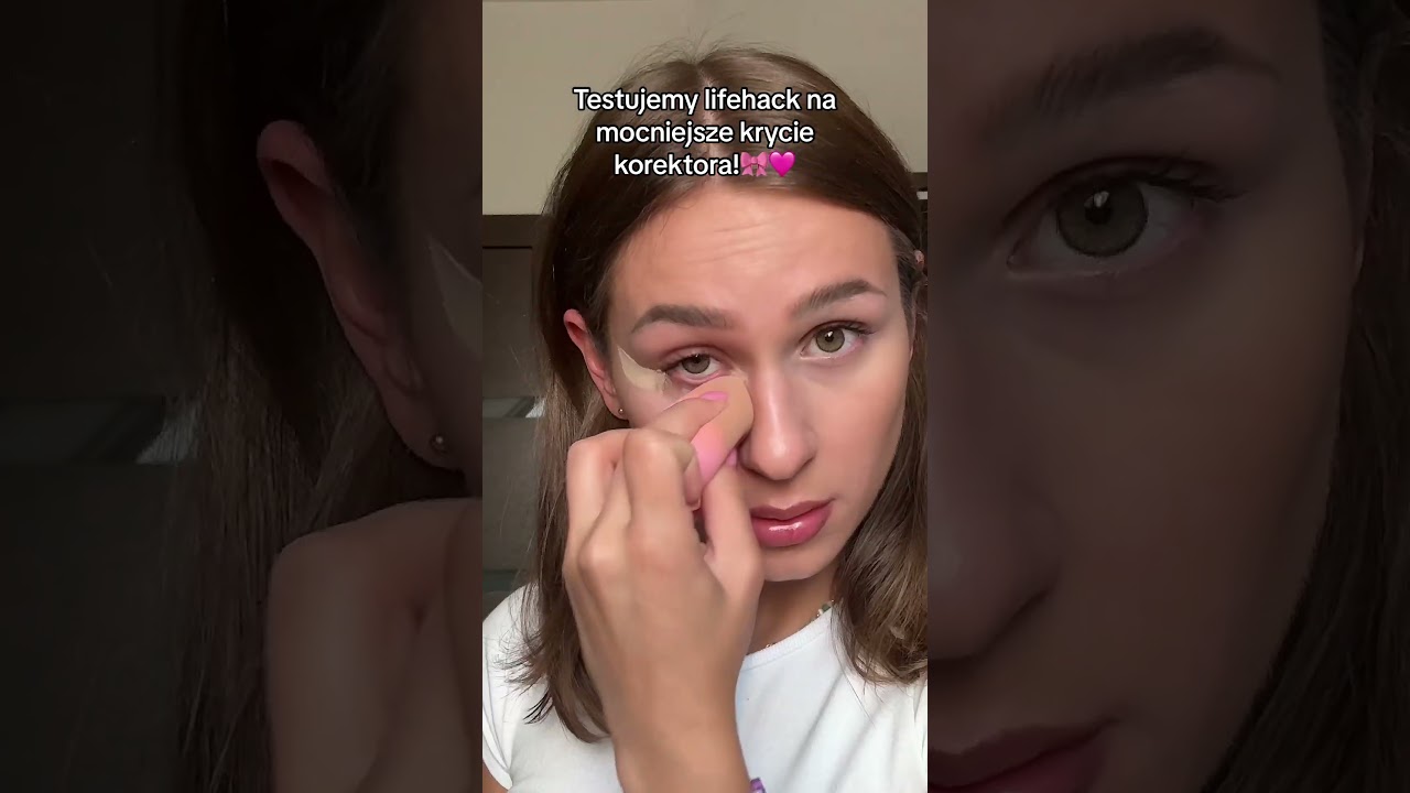 Lifehack na mocne krycie korektora