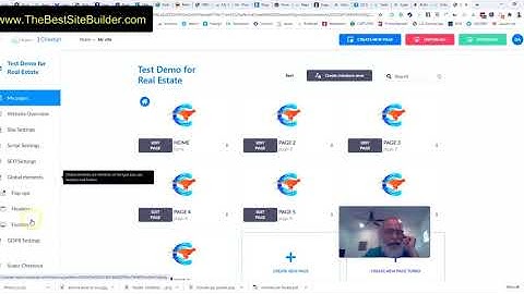 Builderall for Real Estate - Lesson 12 - Add a Menu to a Header and Footer