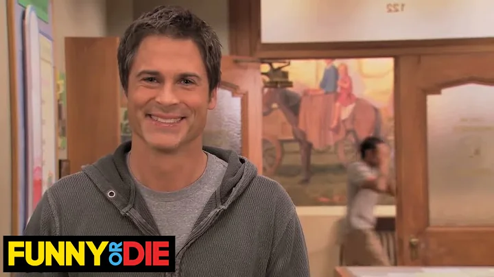 Rob Lowe Goes Nuts On The Set of 'Parks & Recreation'