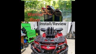 Canam Outlander Snorkel Kit Install - Warrior Riser 2019 SYATV