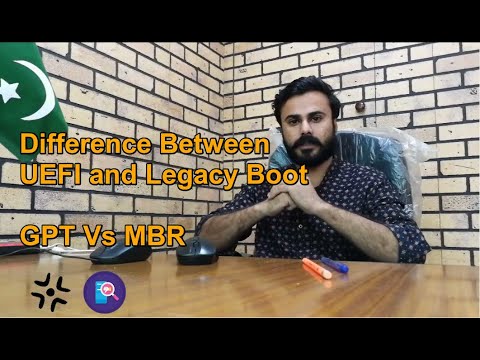 Difference Between UEFI & Legacy BIOS Boot GPT vs MBR Explained in Urdu ...