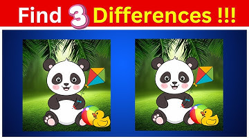 🧠 Can You Spot the 3 Hidden Differences? | Tricky Puzzle Challenge