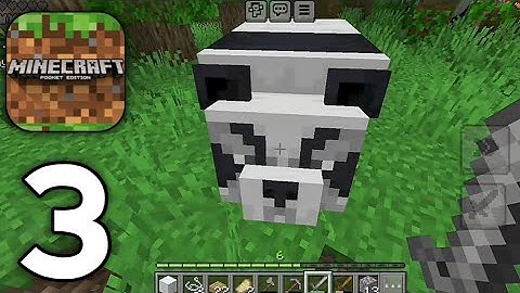 MINECRAFT - POCKET EDITION SURVIVAL SERIES 1.21 | WALKTHROUGH GAMEPLAY | #3  (iOS, Android)  