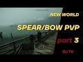 New world Bow is kinda broken ? | outnumbered pvp | 1v1/1v2/2v3 | spear/bow |