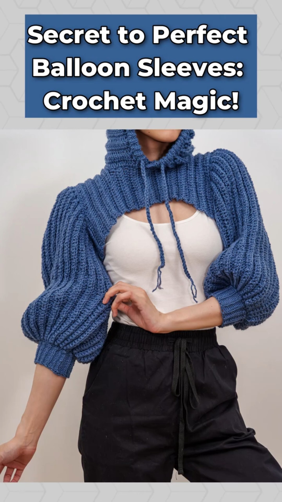 Secret to Perfect Balloon Sleeves: Crochet Magic! - YouTube