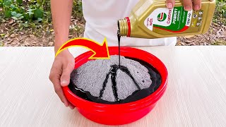 видео: Смешайте цемент с отработанным моторным маслом и откройте секрет, в который вы не поверите 😱 | Тво картинка: Смешайте цемент с отработанным моторным маслом и откройте секрет, в который вы не поверите 😱 | Тво