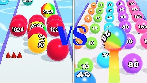 Ball Run 2048 - All Levels Gameplay Android, iOS (Levels (70) Android Game