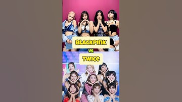 BLACKPINK💗 Vs TWICE💛 #compare #vs #blackpink #twice #blink #once #lisa #tzuyu @BLACKPINK @TWICE