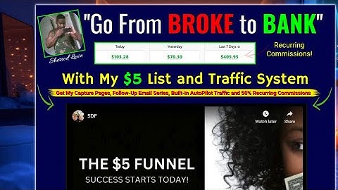 ⭐$5 Residual Income Funnel⭐$5 Warrior Plus Funnel Review  $5 Leads Leap Funnel. Click Dynamite