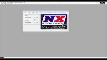 Nitrous Express Maximizer 5 Input Configuration Setup Explanation