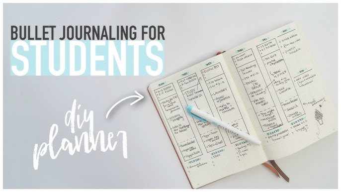 Bullet Journaling FOR STUDENTS  back-to-school planner for online work 