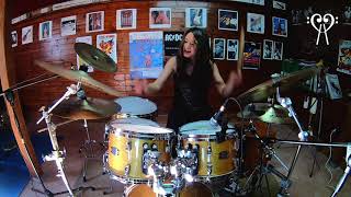 DEEP PURPLE - HIGHWAY STAR (LIVE MADE IN JAPAN VERSION) - DRUM COVER by CHIARA COTUGNO chords