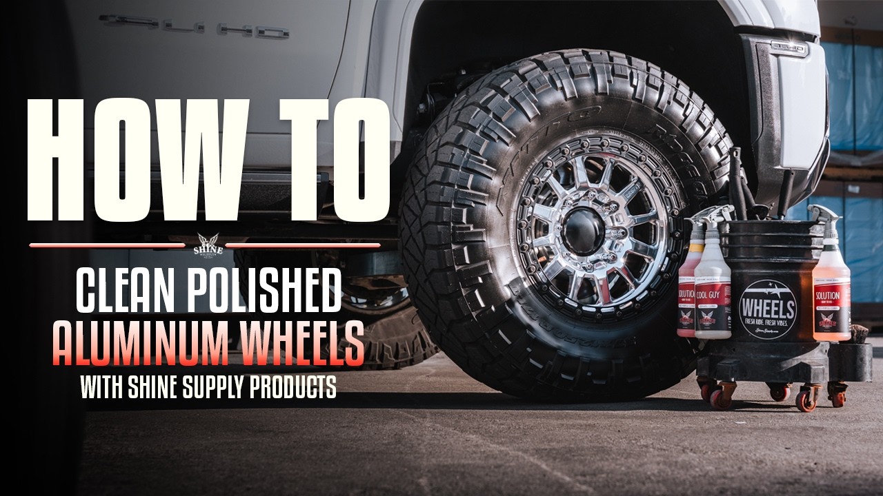 Как почистить полированные алюминиевые диски | Продукция Shine Supply