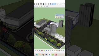 Making site surrounding using Magiz plugin in Sketchup #sketchup  #arquitetura  #architecture